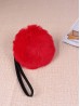 Circle Plush Purse W/ Strap